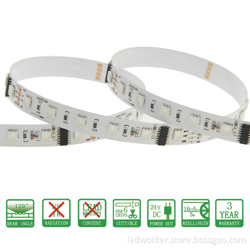 DMX Controlled RGB RW Rope Lighting - Super Bright LED Strip Controller